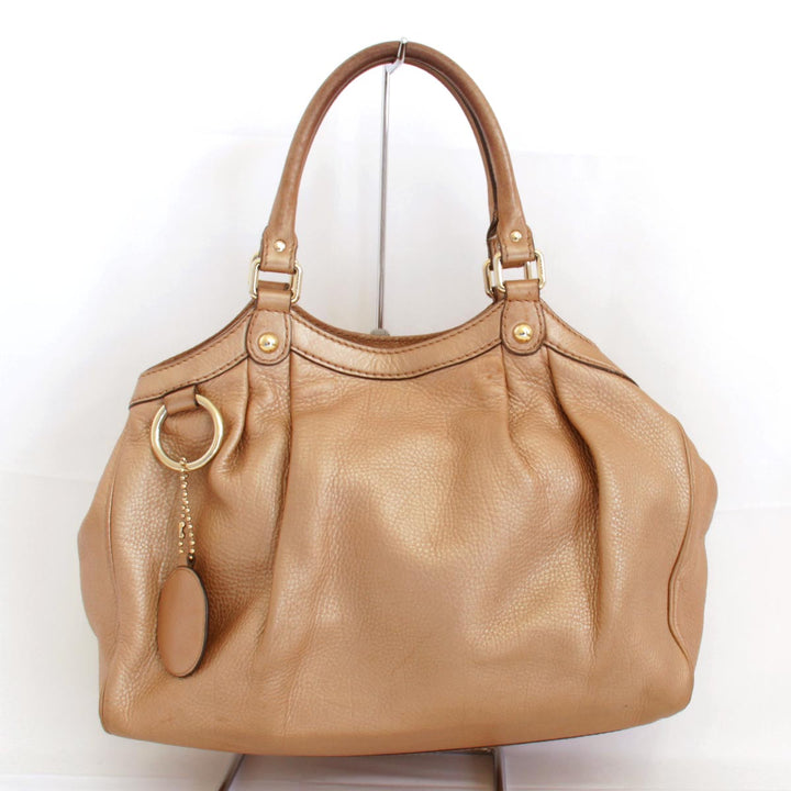 『USED』 
GUCCI グッチ 
 スーキー ハンドバッグ 
レザー