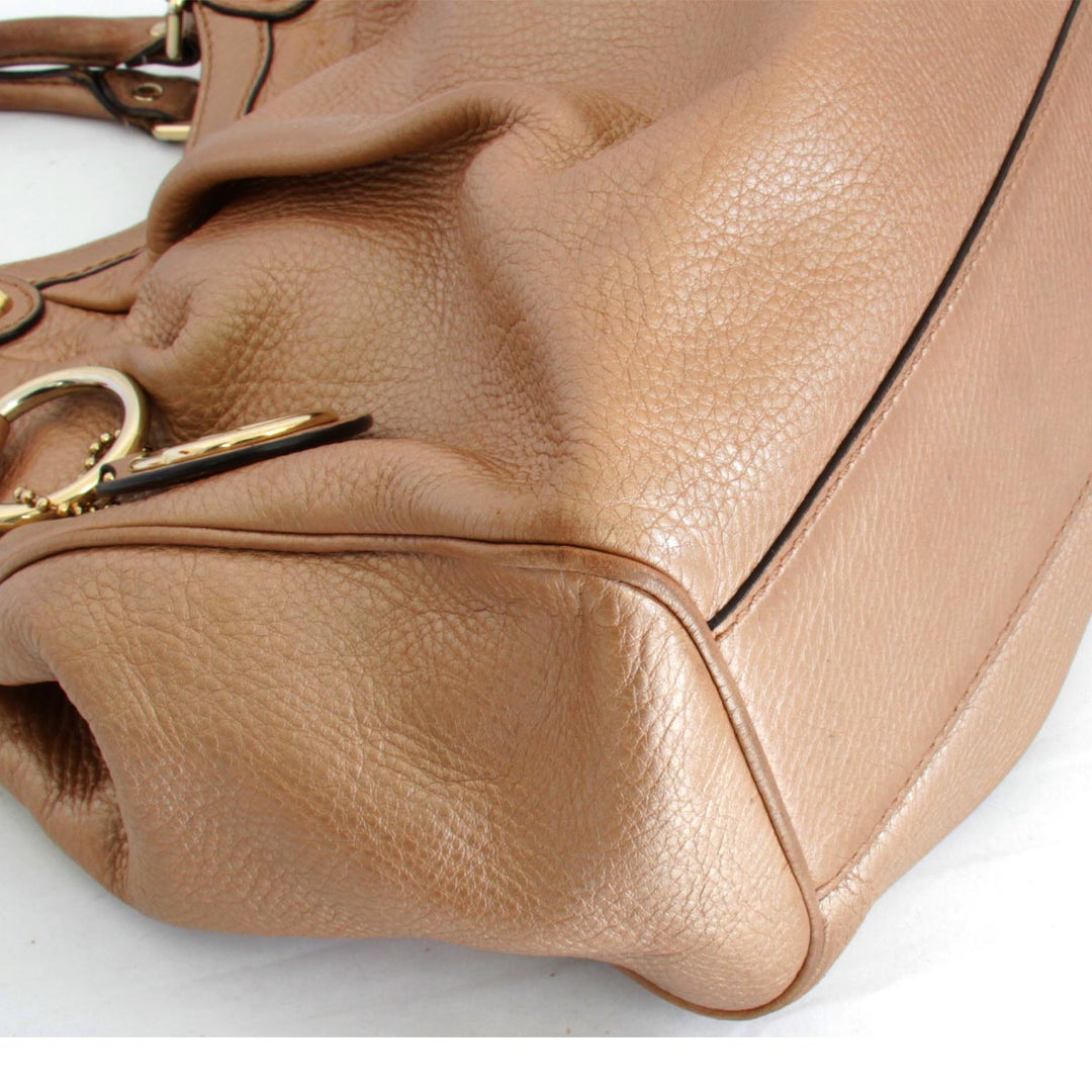 『USED』 
GUCCI グッチ 
 スーキー ハンドバッグ 
レザー