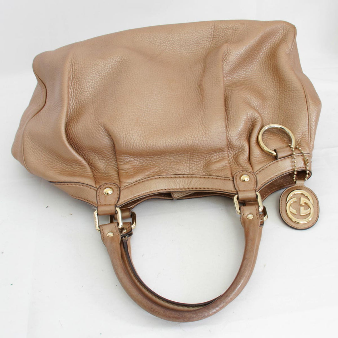『USED』 
GUCCI グッチ 
 スーキー ハンドバッグ 
レザー