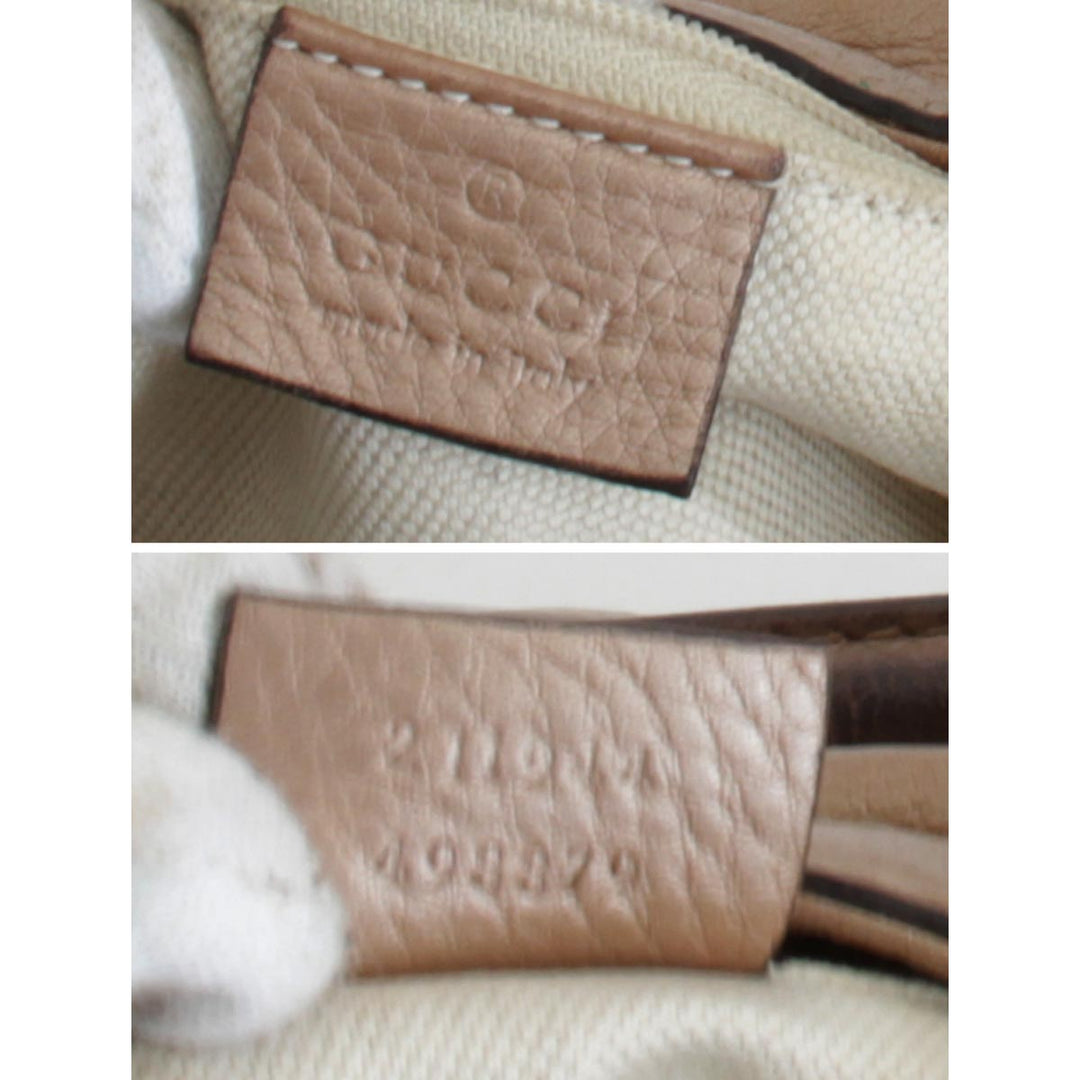 『USED』 
GUCCI グッチ 
 スーキー ハンドバッグ 
レザー
