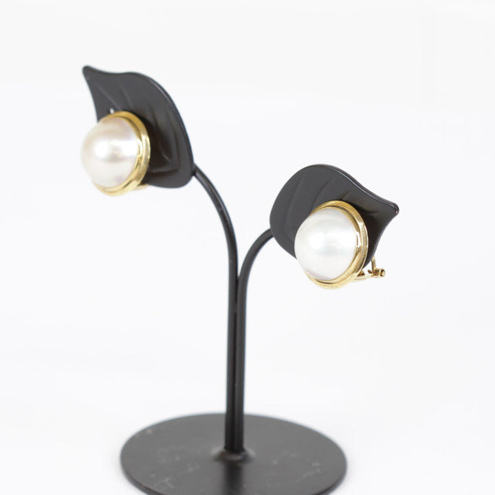 『USED』 K18 /マベパール 
イヤリング
 5.3g