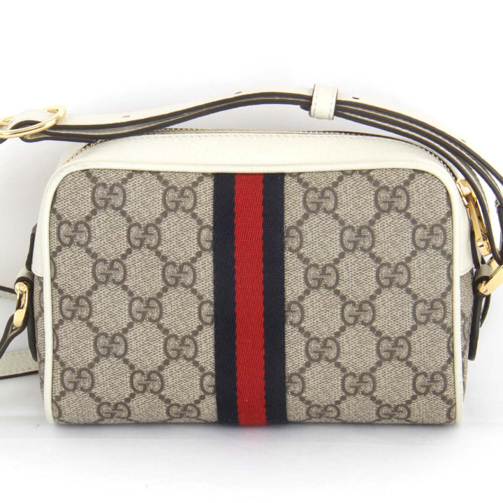 美品『USED』 
GUCCI グッチ 
 オフィディア 517350.534563   ショルダーバッグ 
GGスプリームキャンバス ホワイト