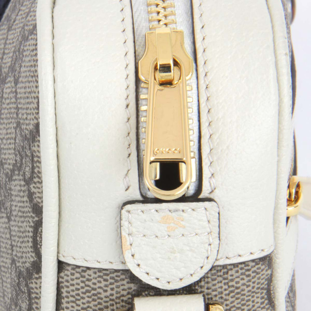 美品『USED』 
GUCCI グッチ 
 オフィディア 517350.534563   ショルダーバッグ 
GGスプリームキャンバス ホワイト
