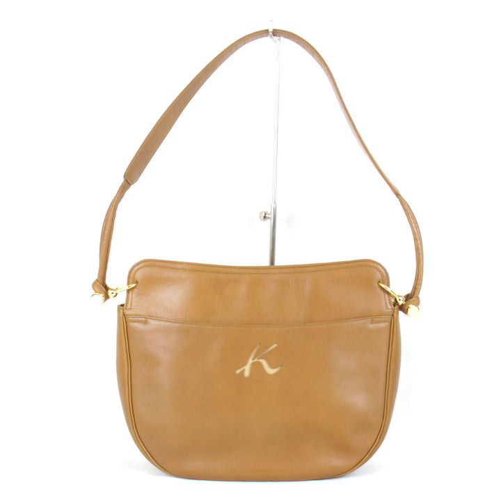 『USED』 
Kitamura キタムラ 
 ワンショルダー ショルダーバッグ 
レザー キャメル