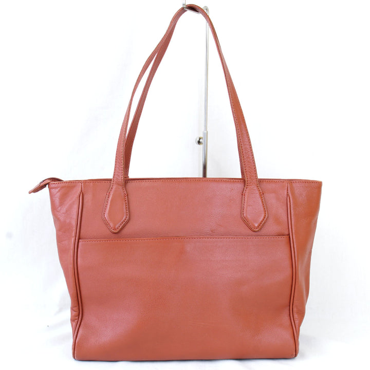『USED』 
DAKS ダックス 
 トートバッグ 
レザー レッドブラウン