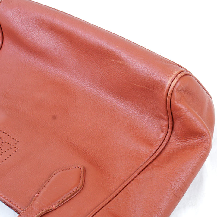『USED』 
DAKS ダックス 
 トートバッグ 
レザー レッドブラウン