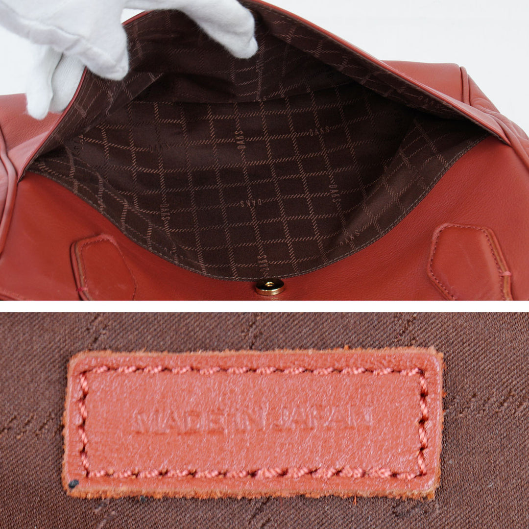 『USED』 
DAKS ダックス 
 トートバッグ 
レザー レッドブラウン