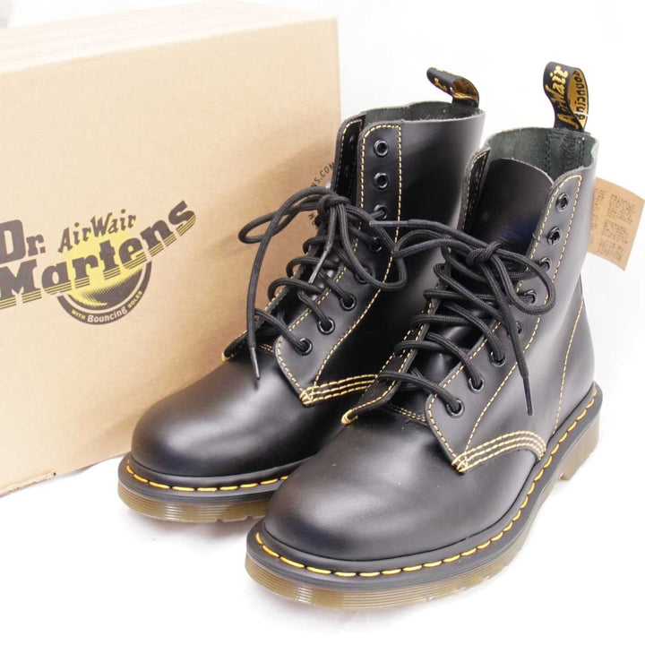 美品『未使用』 
Dr.Martens ドクターマーチン 
 PASCAL 8ホールブーツ 1460 ブーツ 
レザー ダークグレー