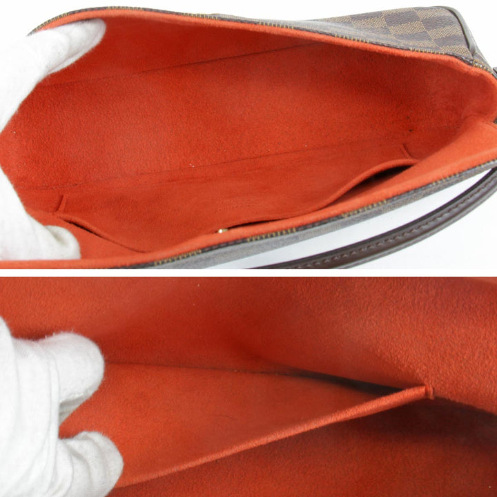 美品『USED』 
LOUIS VUITTON ルイ・ヴィトン 
 レコレータ N51299 ショルダーバッグ 
ダミエキャンバス エベヌ