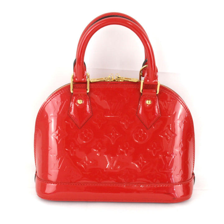 良品『USED』 
LOUIS VUITTON ルイ・ヴィトン 
 アルマBB M91771 ハンドバッグ 
モノグラムヴェルニ レッド
