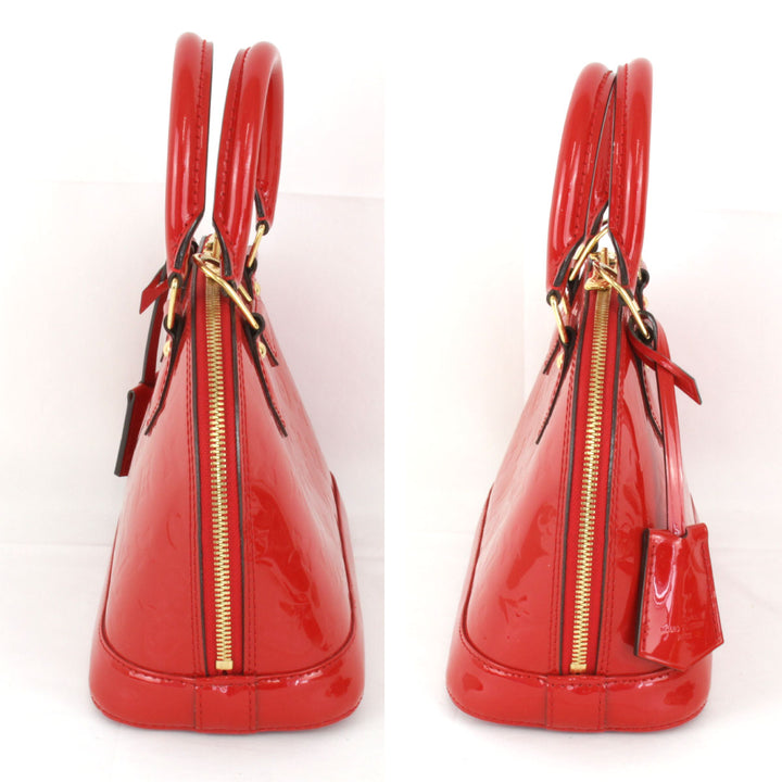良品『USED』 
LOUIS VUITTON ルイ・ヴィトン 
 アルマBB M91771 ハンドバッグ 
モノグラムヴェルニ レッド
