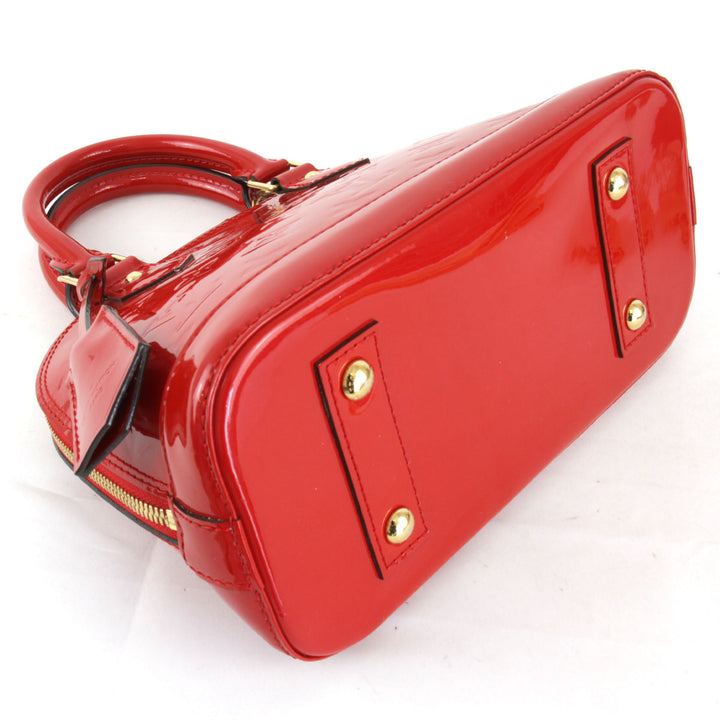 良品『USED』 
LOUIS VUITTON ルイ・ヴィトン 
 アルマBB M91771 ハンドバッグ 
モノグラムヴェルニ レッド