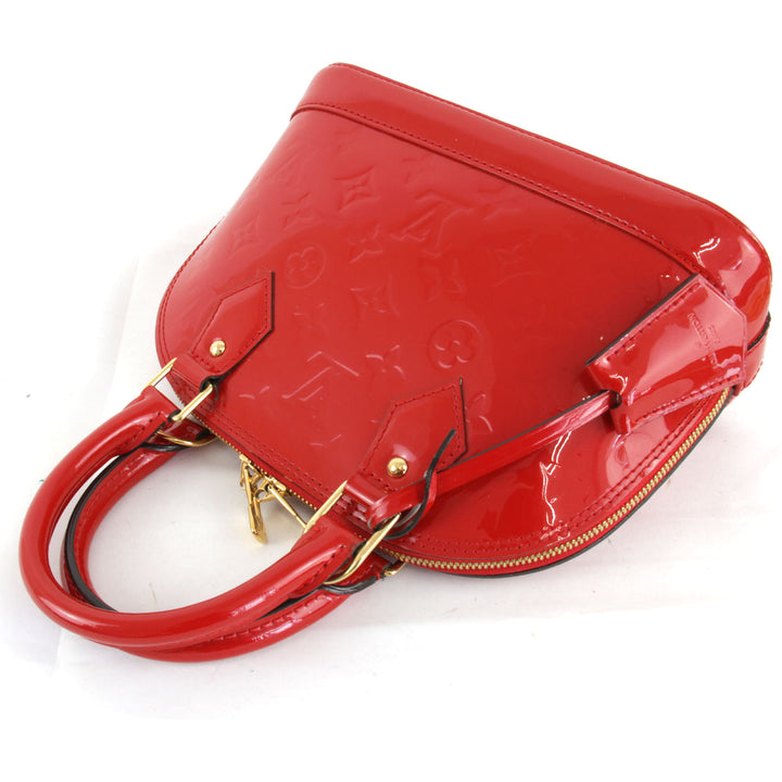 良品『USED』 
LOUIS VUITTON ルイ・ヴィトン 
 アルマBB M91771 ハンドバッグ 
モノグラムヴェルニ レッド