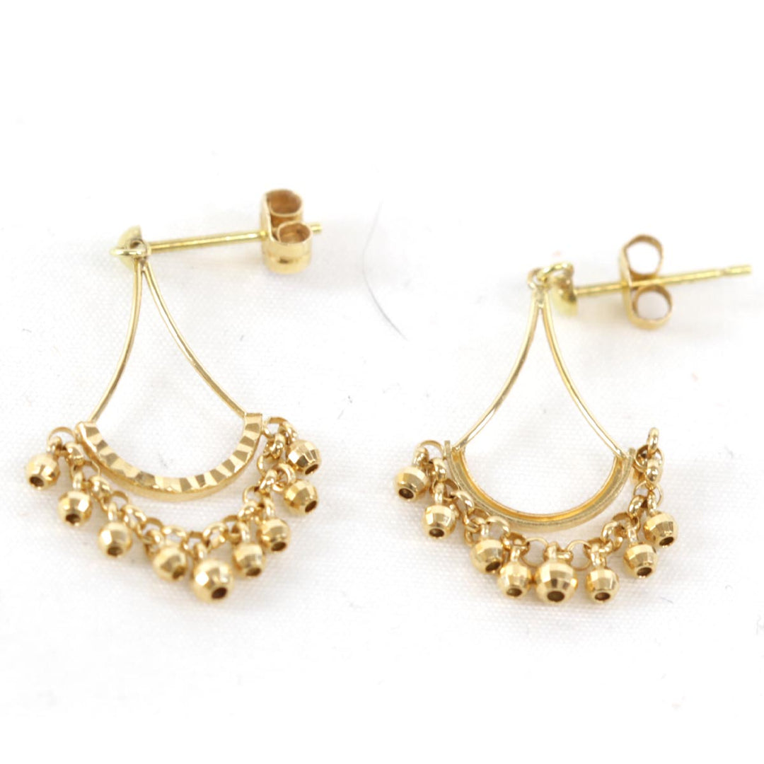 美品『USED』 K18 
ピアス
 1.3g