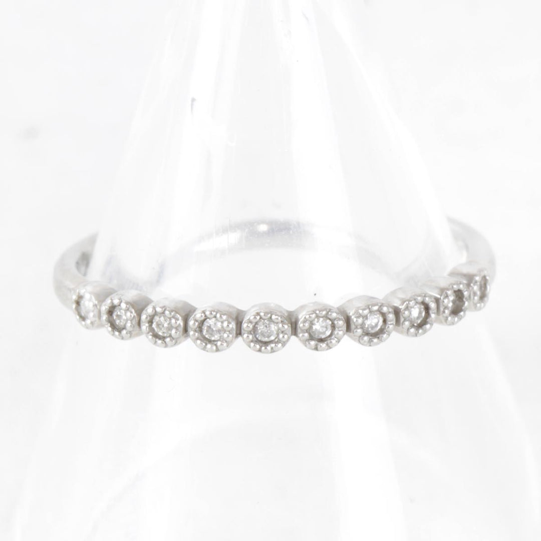 美品『USED』 Pt900 
 0.05ct #14 リング・指輪
 2.0g