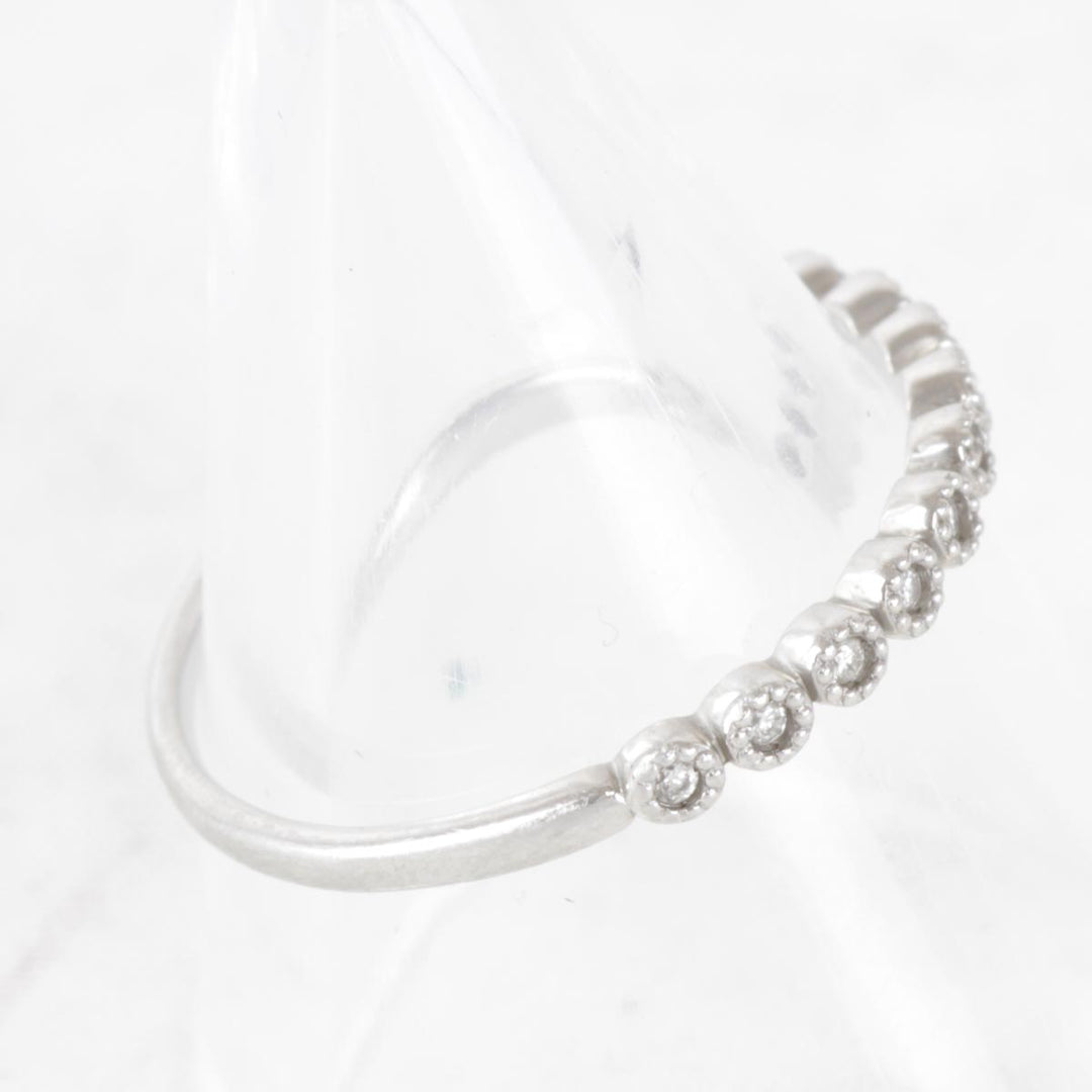 美品『USED』 Pt900 
 0.05ct #14 リング・指輪
 2.0g