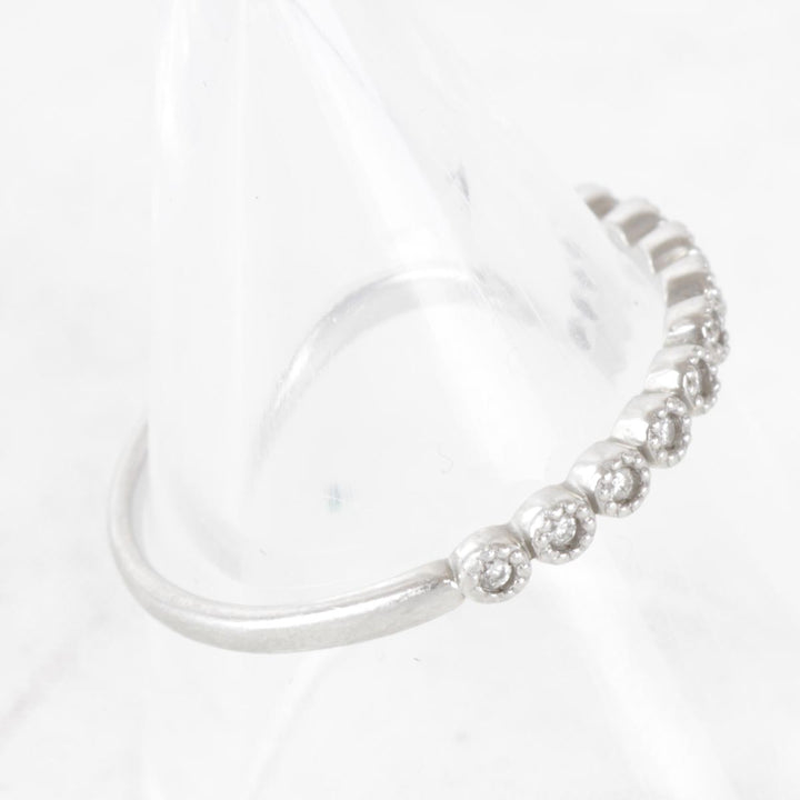 美品『USED』 Pt900 
 0.05ct #14 リング・指輪
 2.0g