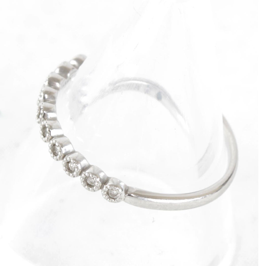 美品『USED』 Pt900 
 0.05ct #14 リング・指輪
 2.0g