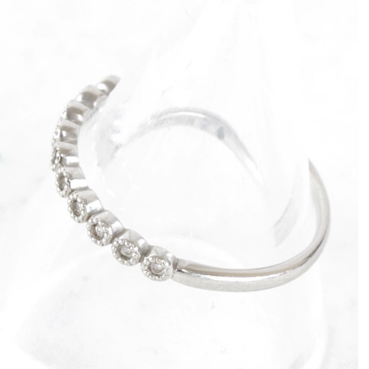 美品『USED』 Pt900 
 0.05ct #14 リング・指輪
 2.0g