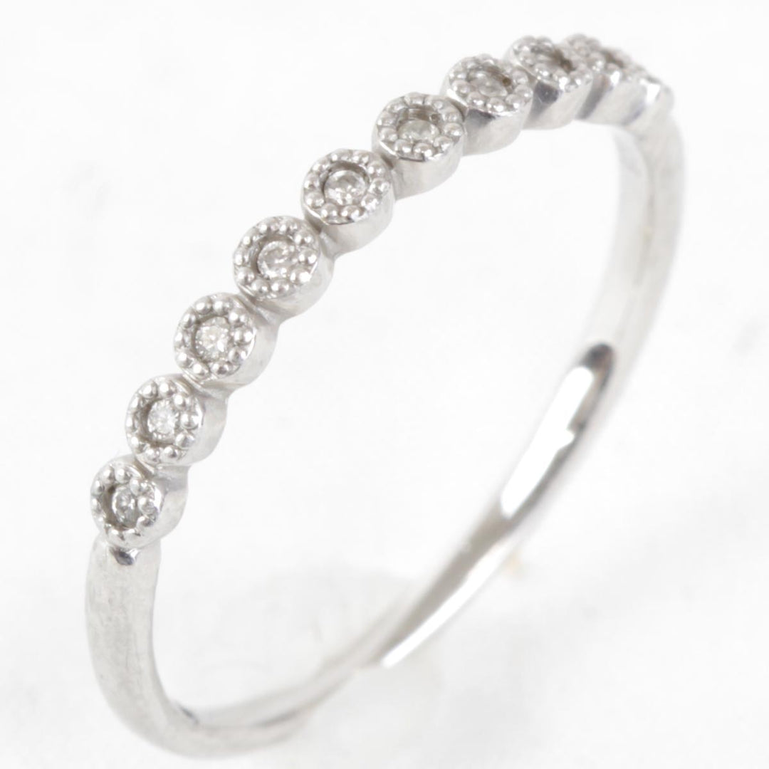 美品『USED』 Pt900 
 0.05ct #14 リング・指輪
 2.0g