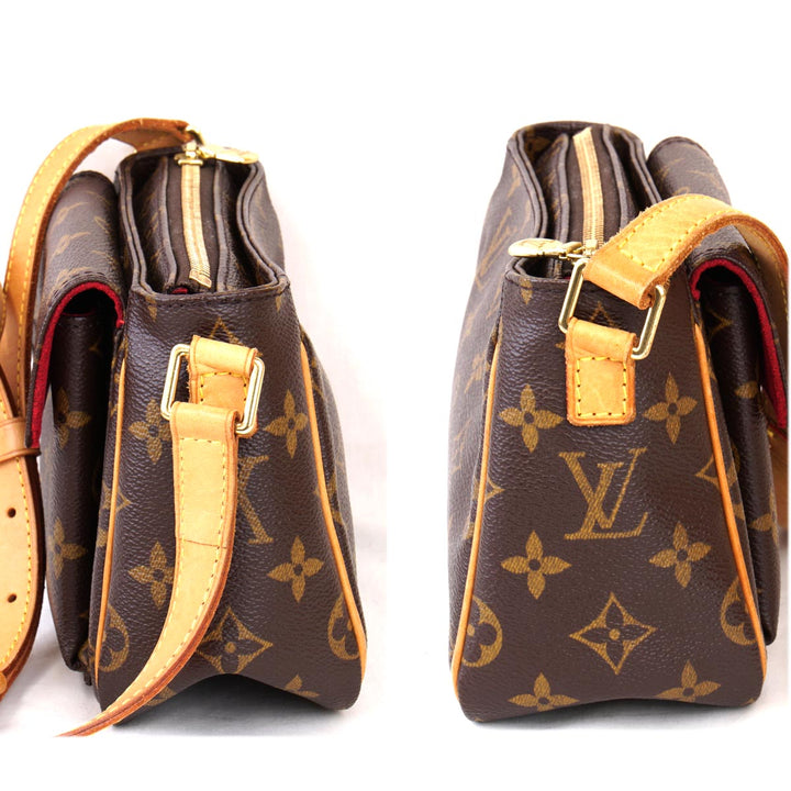 美品『USED』 
LOUIS VUITTON ルイ・ヴィトン 
 ヴィバシテPM M51165 ショルダーバッグ 
モノグラムキャンバス モノグラム
