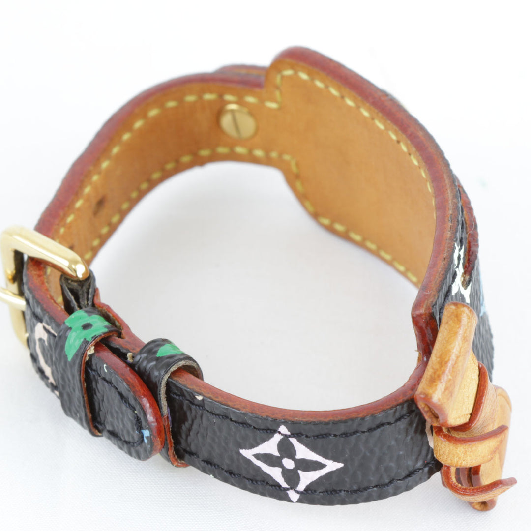 『USED』 
LOUIS VUITTON ルイ・ヴィトン 
 ブラスレ ポルト アドレス M92599 ブレスレット 
モノグラムマルチカラー ブラック/マルチカラー