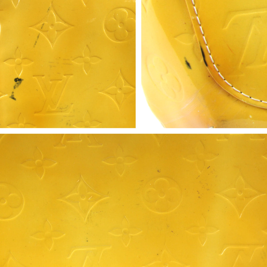 『USED』 
LOUIS VUITTON ルイ・ヴィトン 
 ヴェルニトンプソン M91069 ショルダーバッグ 
モノグラムヴェルニ イエロー