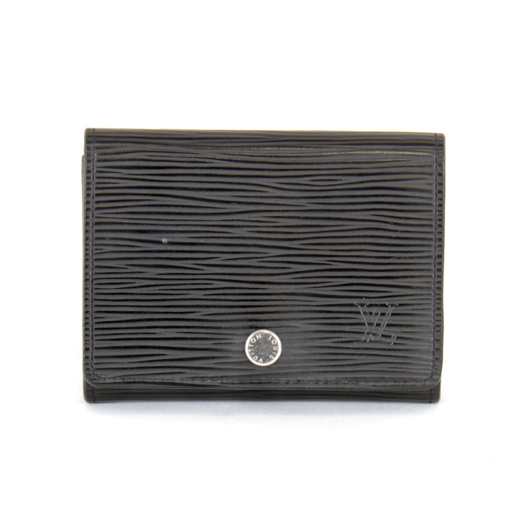 良品『USED』 
LOUIS VUITTON ルイ・ヴィトン 
 アンヴェロップ・カルト ドゥ ヴィジット M56169 名刺入れ 
エピレザー ブラック