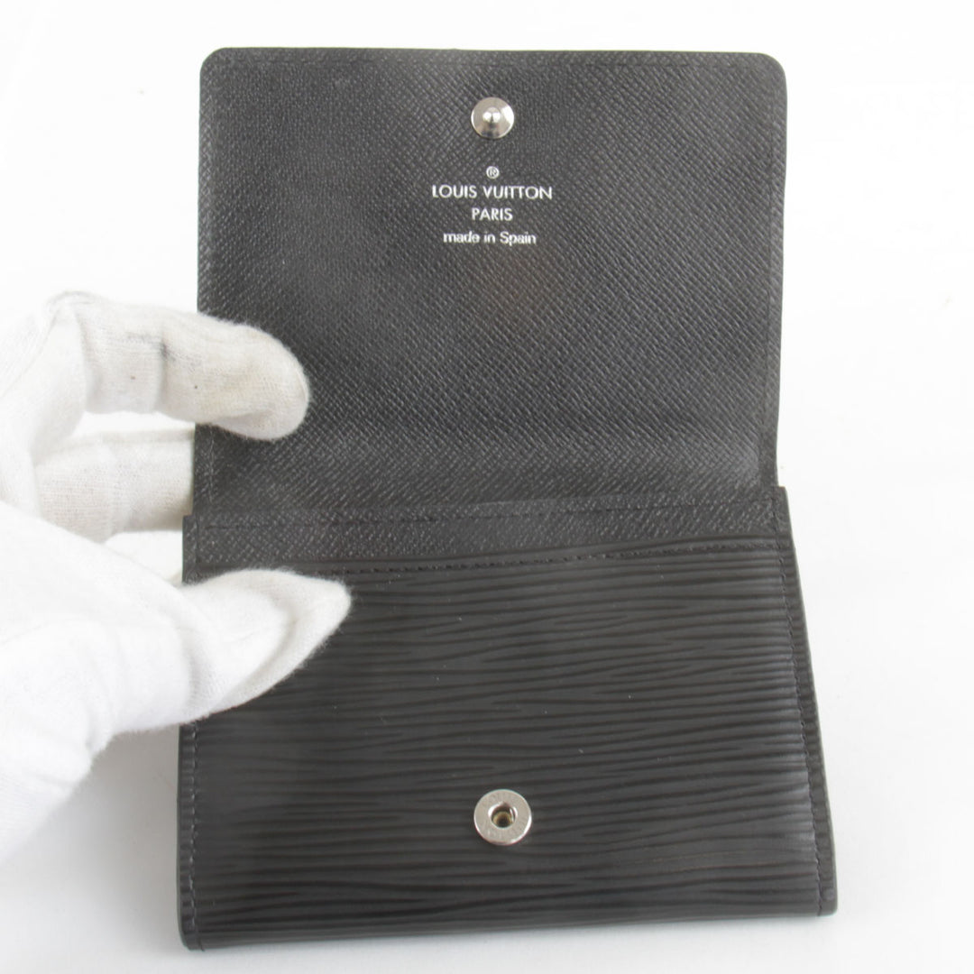 良品『USED』 
LOUIS VUITTON ルイ・ヴィトン 
 アンヴェロップ・カルト ドゥ ヴィジット M56169 名刺入れ 
エピレザー ブラック