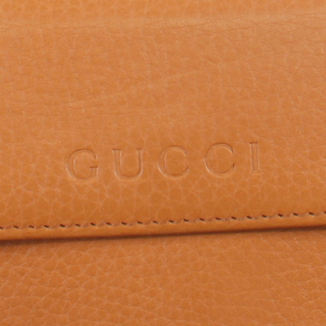 『USED』 
GUCCI グッチ 
 34712.525040 長財布 
レザー オレンジ