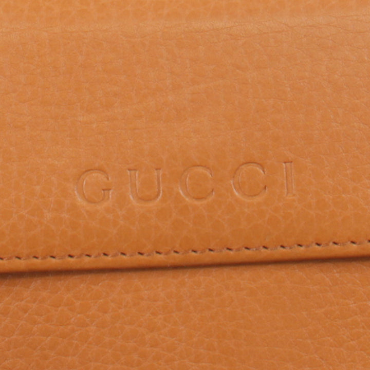 『USED』 
GUCCI グッチ 
 34712.525040 長財布 
レザー オレンジ