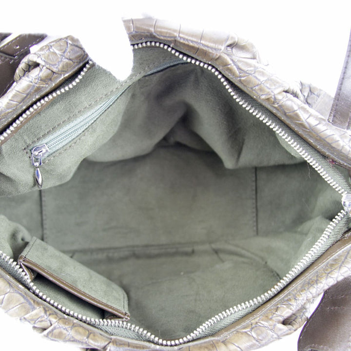 『USED』 
 
 2WAY ショルダーバッグ 
クロコダイル カーキ