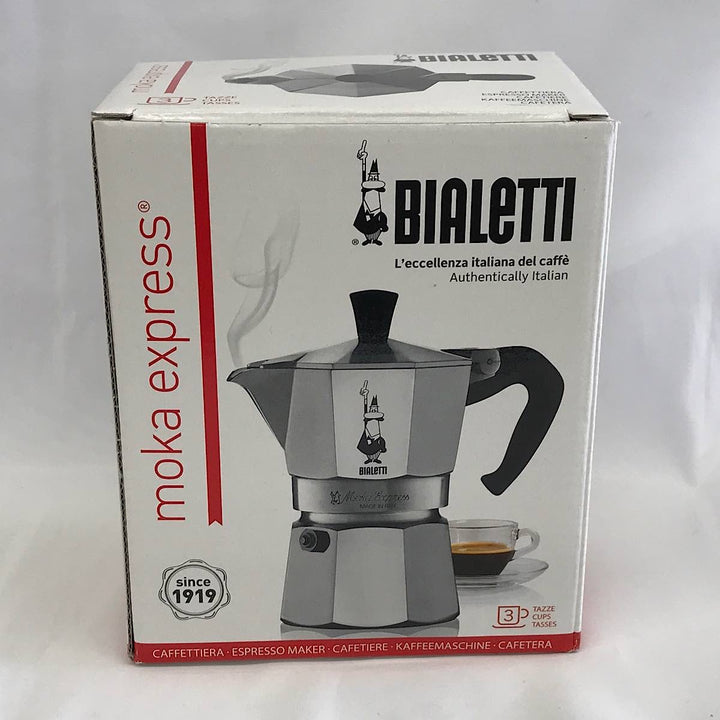 『USED』 
 
 BIALETTI ビアレッティ モカエキスプレス 3cup 未使用品 食器 
ステンレス