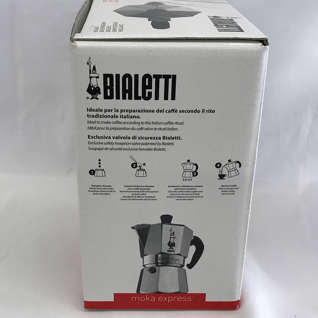『USED』 
 
 BIALETTI ビアレッティ モカエキスプレス 3cup 未使用品 食器 
ステンレス