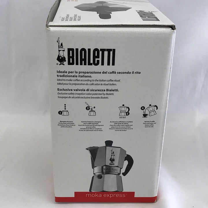 『USED』 
 
 BIALETTI ビアレッティ モカエキスプレス 3cup 未使用品 食器 
ステンレス