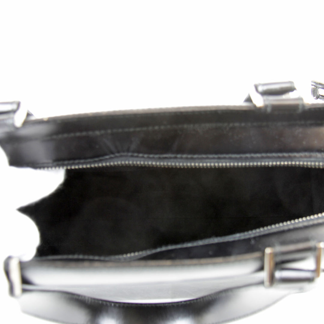 『USED』 
Salvatore Ferragamo フェラガモ 
 ガンチーニ 2WAYバッグ ハンドバッグ 
レザー ブラック