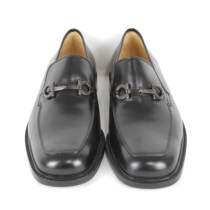 『USED』 
Salvatore Ferragamo フェラガモ 
 0186137 ローファー 
カーフ ブラック