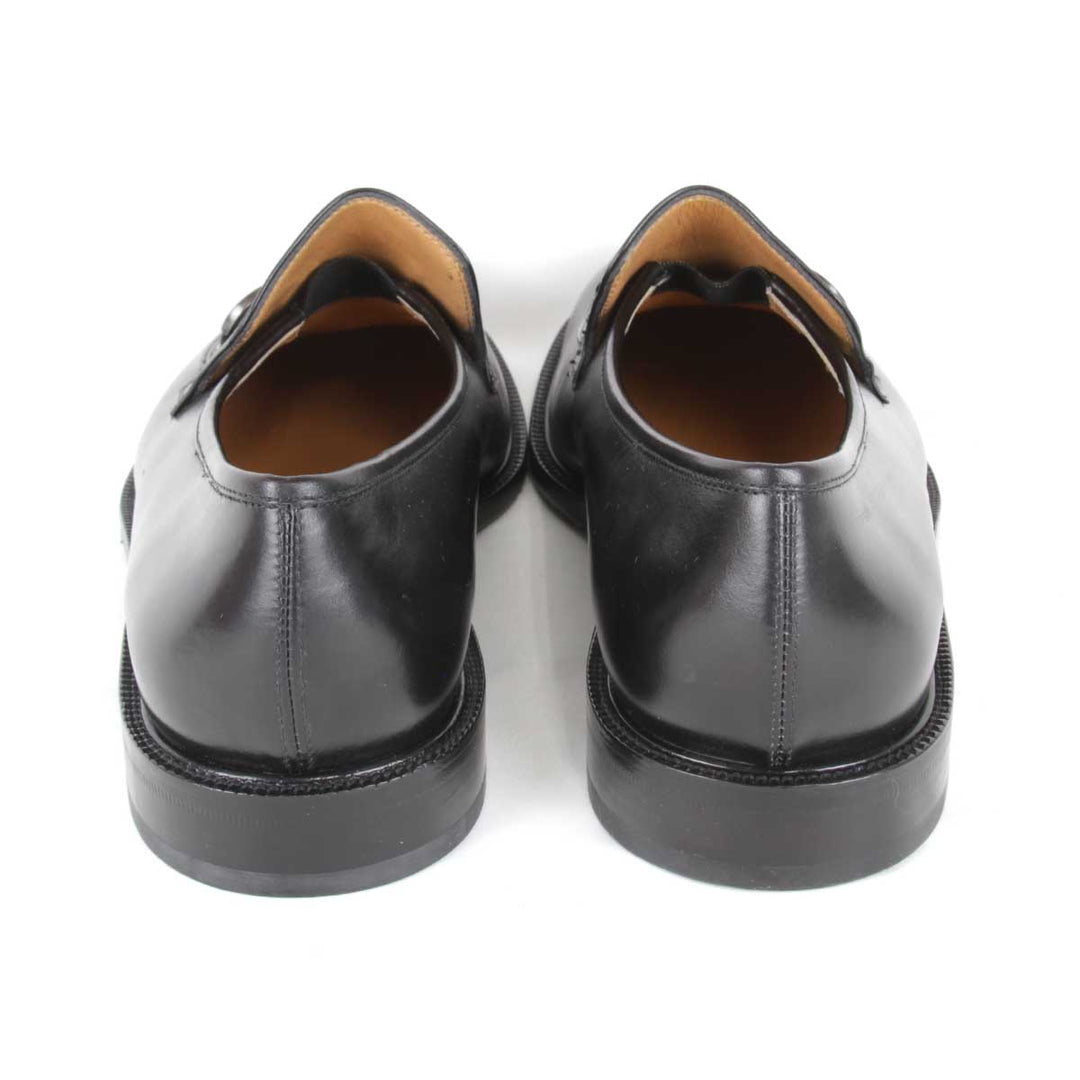 『USED』 
Salvatore Ferragamo フェラガモ 
 0186137 ローファー 
カーフ ブラック