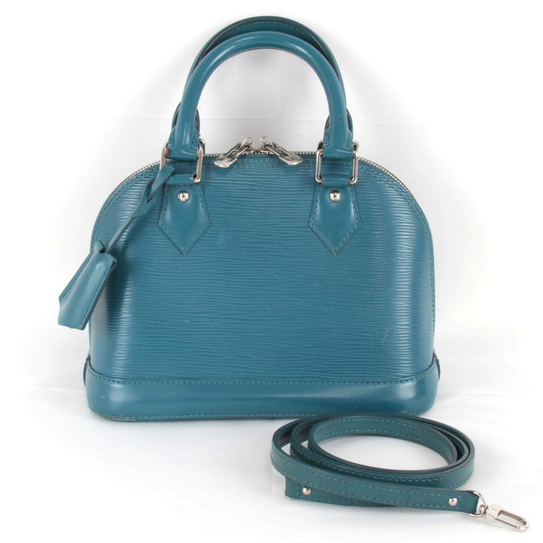 『USED』 
LOUIS VUITTON ルイ・ヴィトン 
 アルマBB 2wayバッグ M40853 ハンドバッグ 
エピレザー シアン