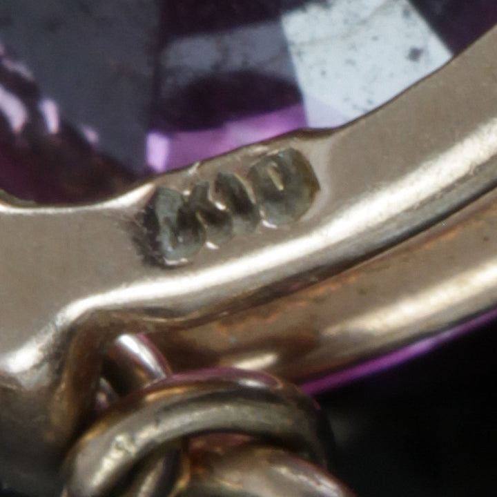 美品『USED』 K10 
 ピンク石 ネックレス
 6.0g