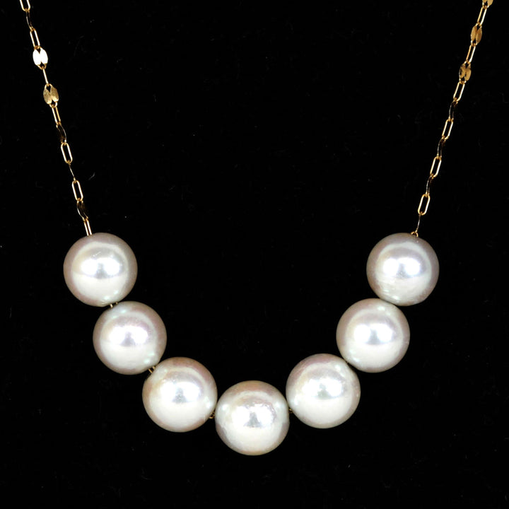 美品『USED』 K18/パール  
ネックレス
 6.5g