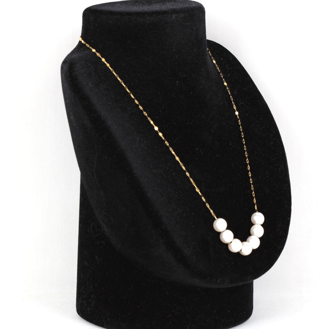美品『USED』 K18/パール  
ネックレス
 6.5g