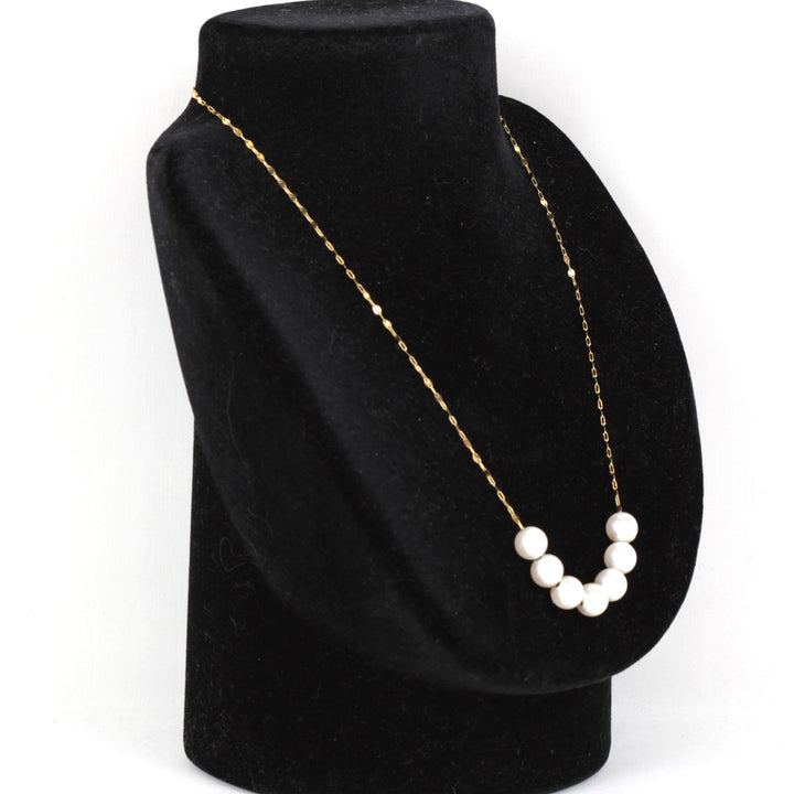 美品『USED』 K18/パール  
ネックレス
 6.5g