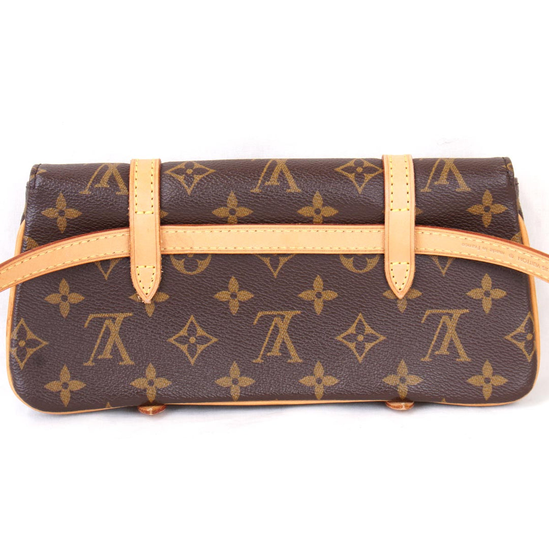美品『USED』 
LOUIS VUITTON ルイ・ヴィトン 
 ポシエットマレル  M51159 ウエストバッグ 
モノグラムキャンバス モノグラム