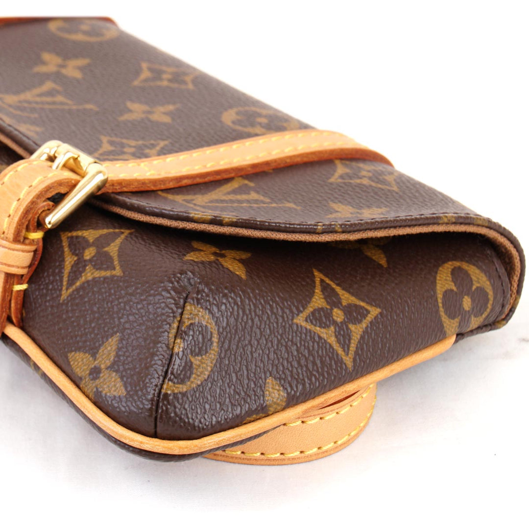 美品『USED』 
LOUIS VUITTON ルイ・ヴィトン 
 ポシエットマレル  M51159 ウエストバッグ 
モノグラムキャンバス モノグラム