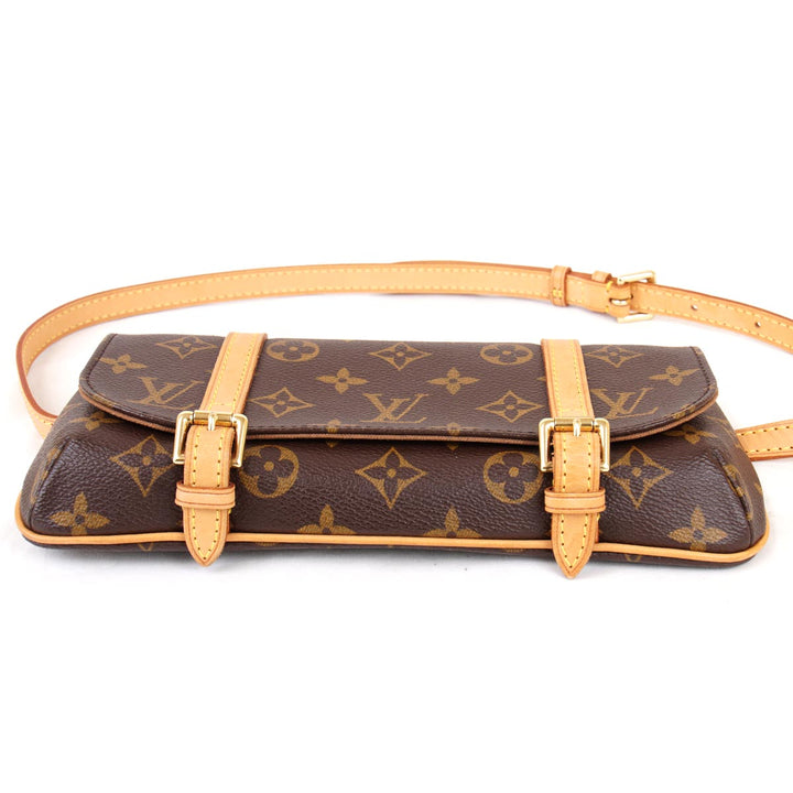 美品『USED』 
LOUIS VUITTON ルイ・ヴィトン 
 ポシエットマレル  M51159 ウエストバッグ 
モノグラムキャンバス モノグラム
