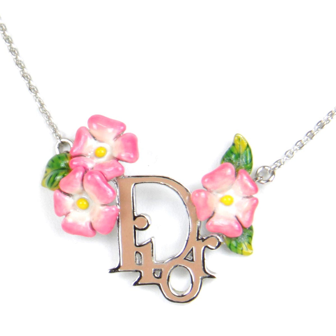 美品『USED』 メタル 
Christian Dior  ハイビスカス ネックレス
 ヴィンテージ
