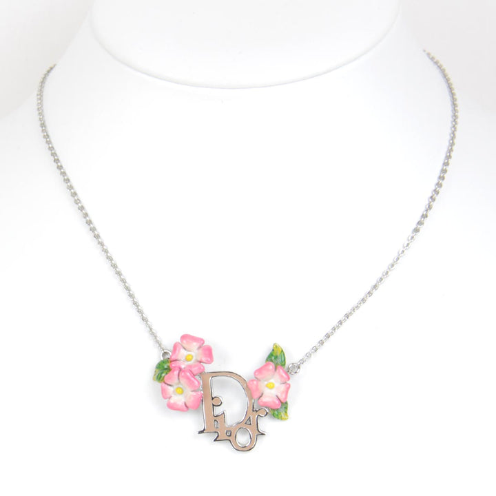 美品『USED』 メタル 
Christian Dior  ハイビスカス ネックレス
 ヴィンテージ