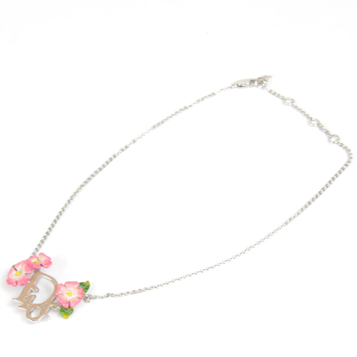 美品『USED』 メタル 
Christian Dior  ハイビスカス ネックレス
 ヴィンテージ