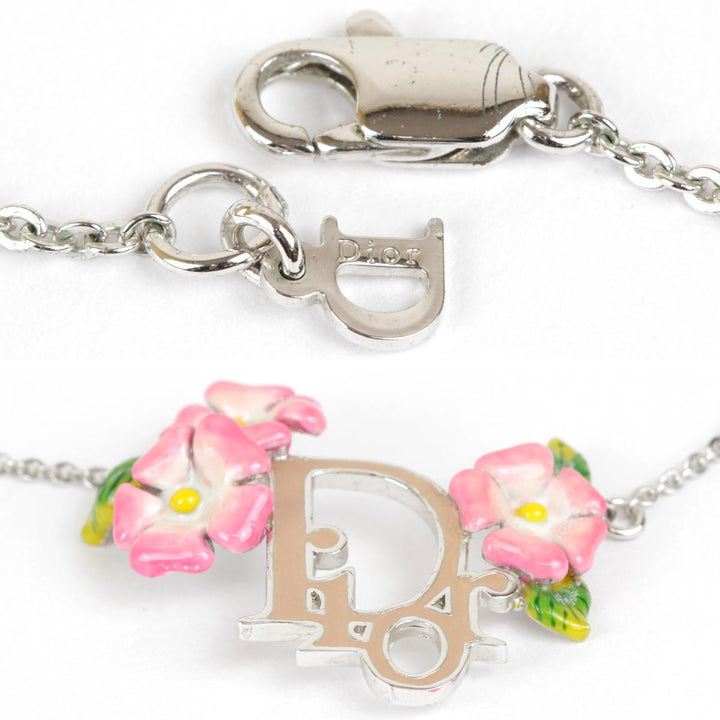 美品『USED』 メタル 
Christian Dior  ハイビスカス ネックレス
 ヴィンテージ